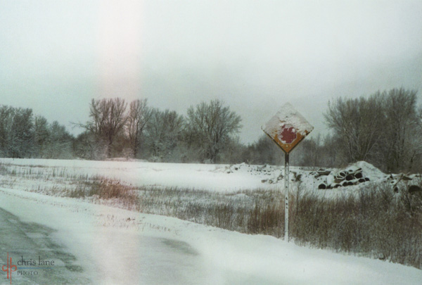 snow-road