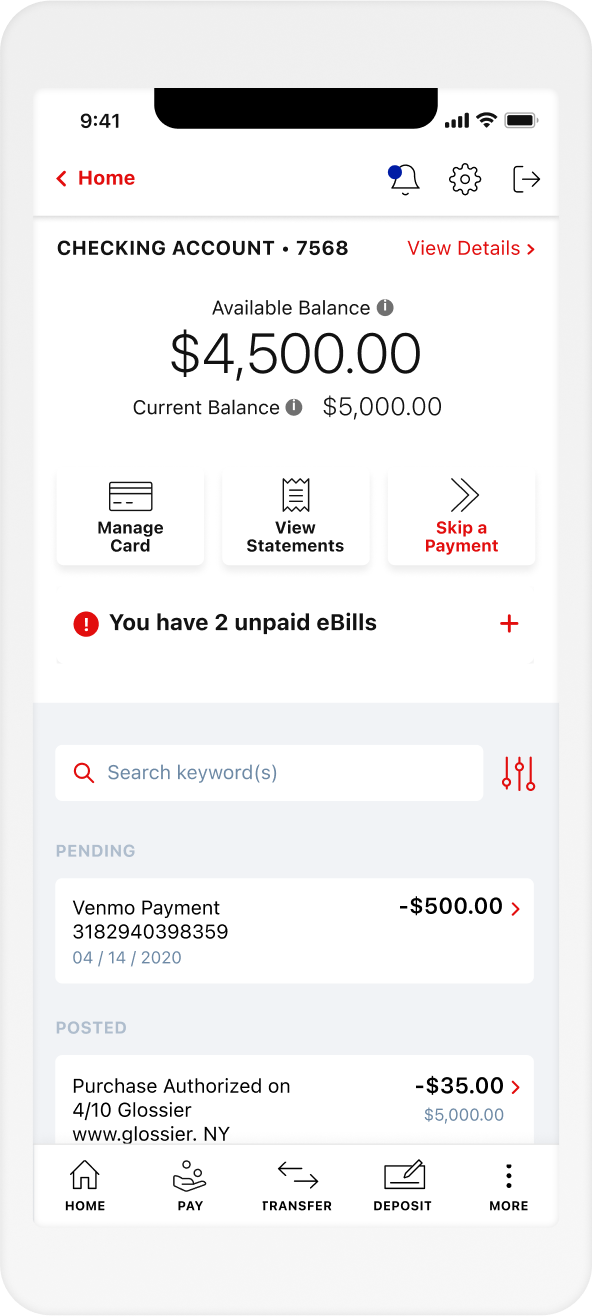 NCR - Mobile Banking App - Locness Designs